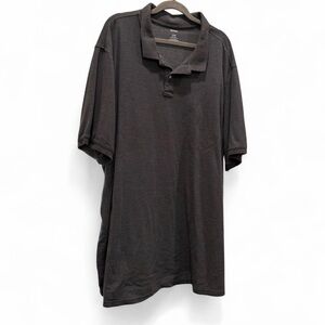 Men's Dark Gray Polo Shirt - Classic Short Sleeve